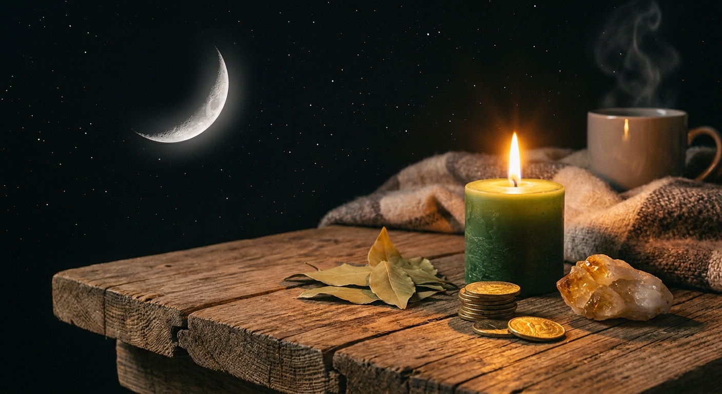 como fazer ritual de lua nova para atrair dinheiro